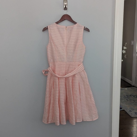 Tommy Hilfiger Pale Pink Ribbon Dress Size 6 Aline Spring Easter - Picture 6 of 6